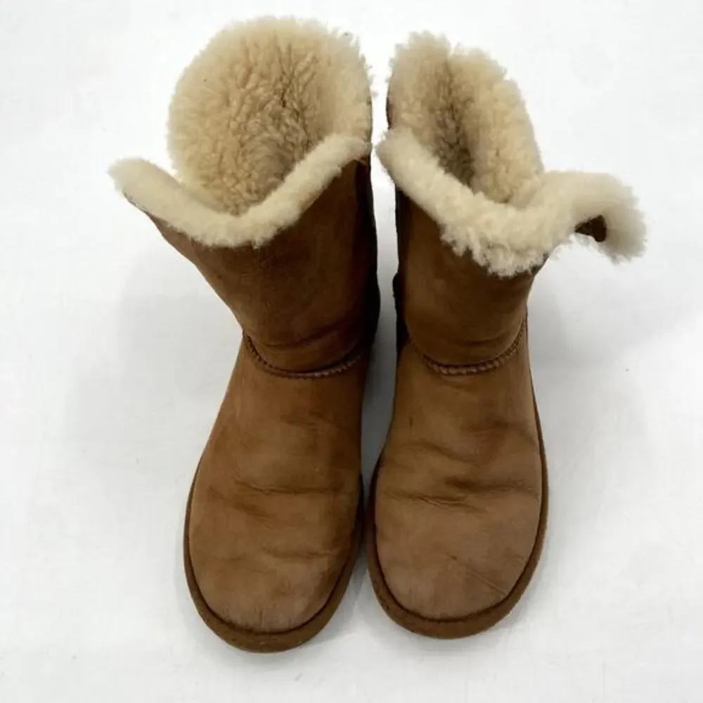 UGG side Button Shearling Boots‎